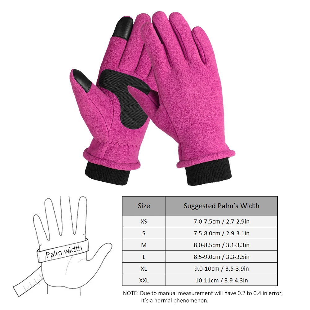 Перчатки для велоспорта, зимние теплые велосипедные перчатки, перчатки для сенсорного экрана на весь палец, ветрозащитные для кемпинга, пеших прогулок, мотоцикла