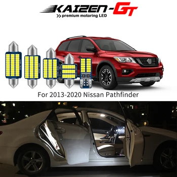 

Error Free Canbus Car LED Interior Lights Kit For 2013-2020 Nissan Pathfinder Glove Box Light Trunk Light Door/Courtesy Light