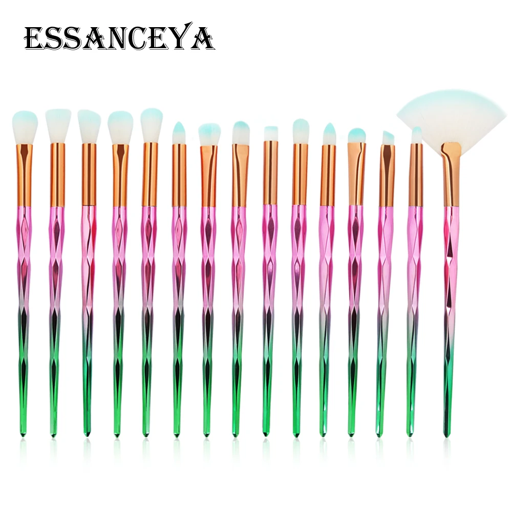 Essanceya 10/20 шт. кистей для макияжа высокого качества Набор теней для век макияж кисть для пудры, основы, глаз и губ тональный крем уход за кожей лица набор кистей для дезинфеции инструментов - Handle Color: 20 pcs