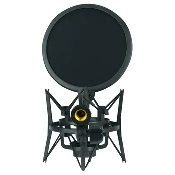 

SH100 Bracket Professional Accessories Shock Mount Universal With Filter Screen Reduce Noise Microphone Mic Holder Broadcast