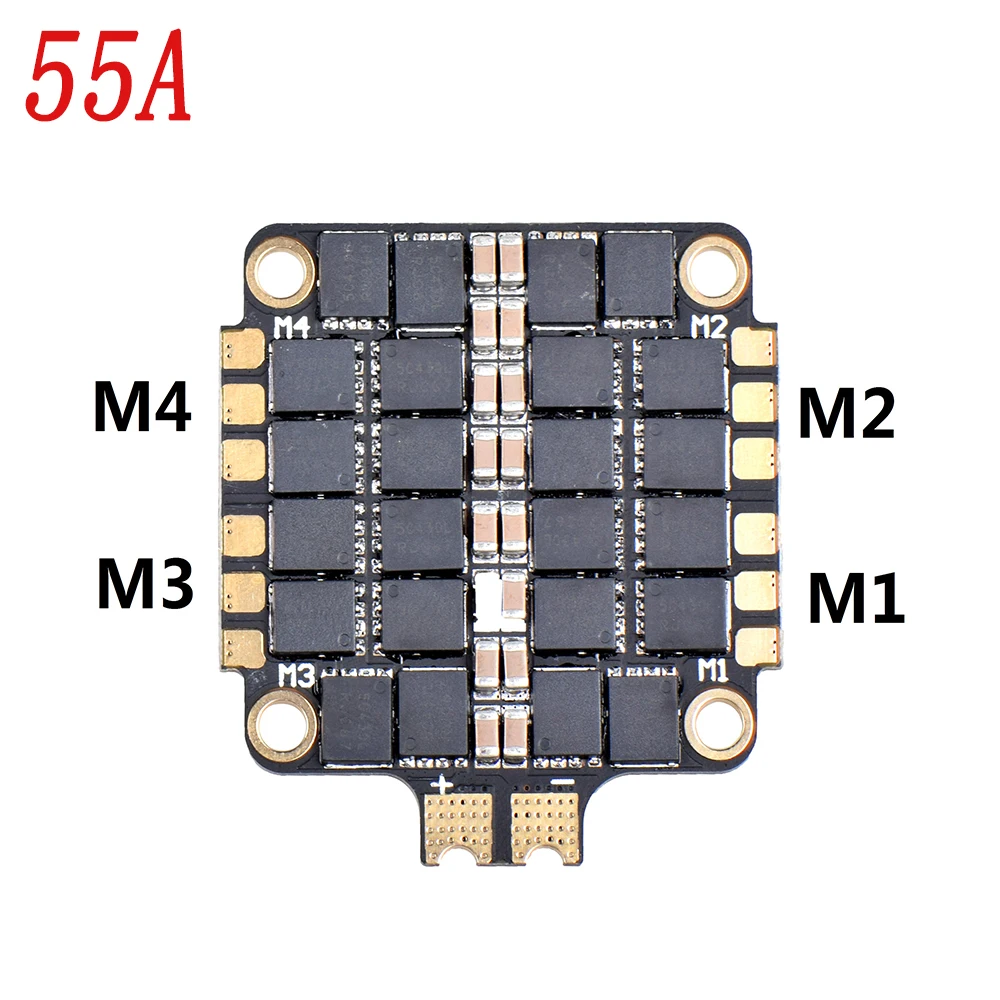 40A/55A 2-6S 4 в 1 ESC BLHeli_S ESC плата контроллера скорости поддержка Dshot150 Dshot300 Dshot600 для FPV RC гоночный Дрон