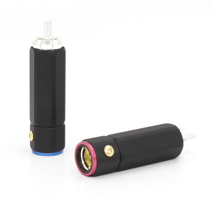 4 шт. удлинители для кабеля Rca с серебряным покрытием|Коннекторы и разъёмы| |