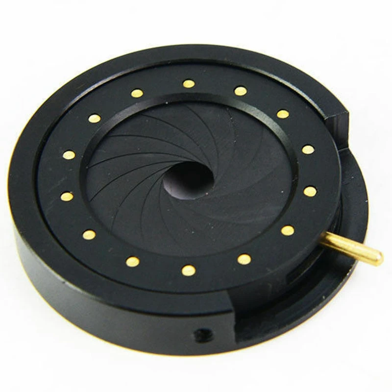

1.5-25MM Manual Zoom Adjustable Iris Aperture Diaphragm for Microscope Camera