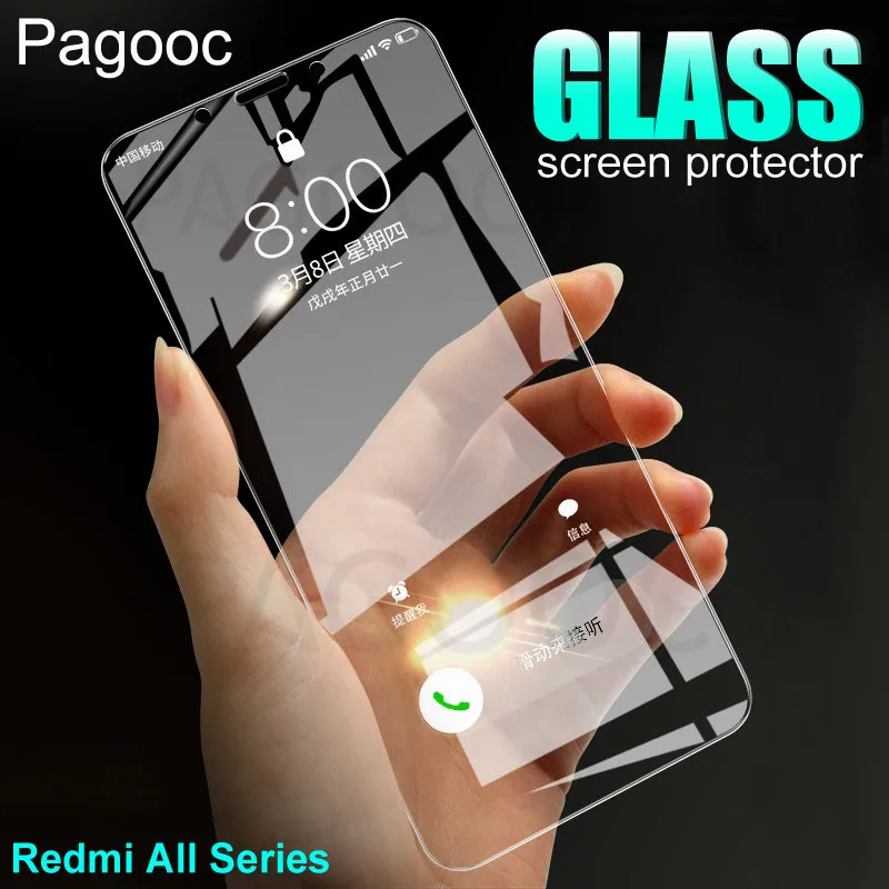 

9H Tempered Glass on the For Xiaomi Redmi S2 5 Plus 5A 4 4A 4X GO Redmi Note 4 4X 5 5A Pro Screen Protector Protective Film Case