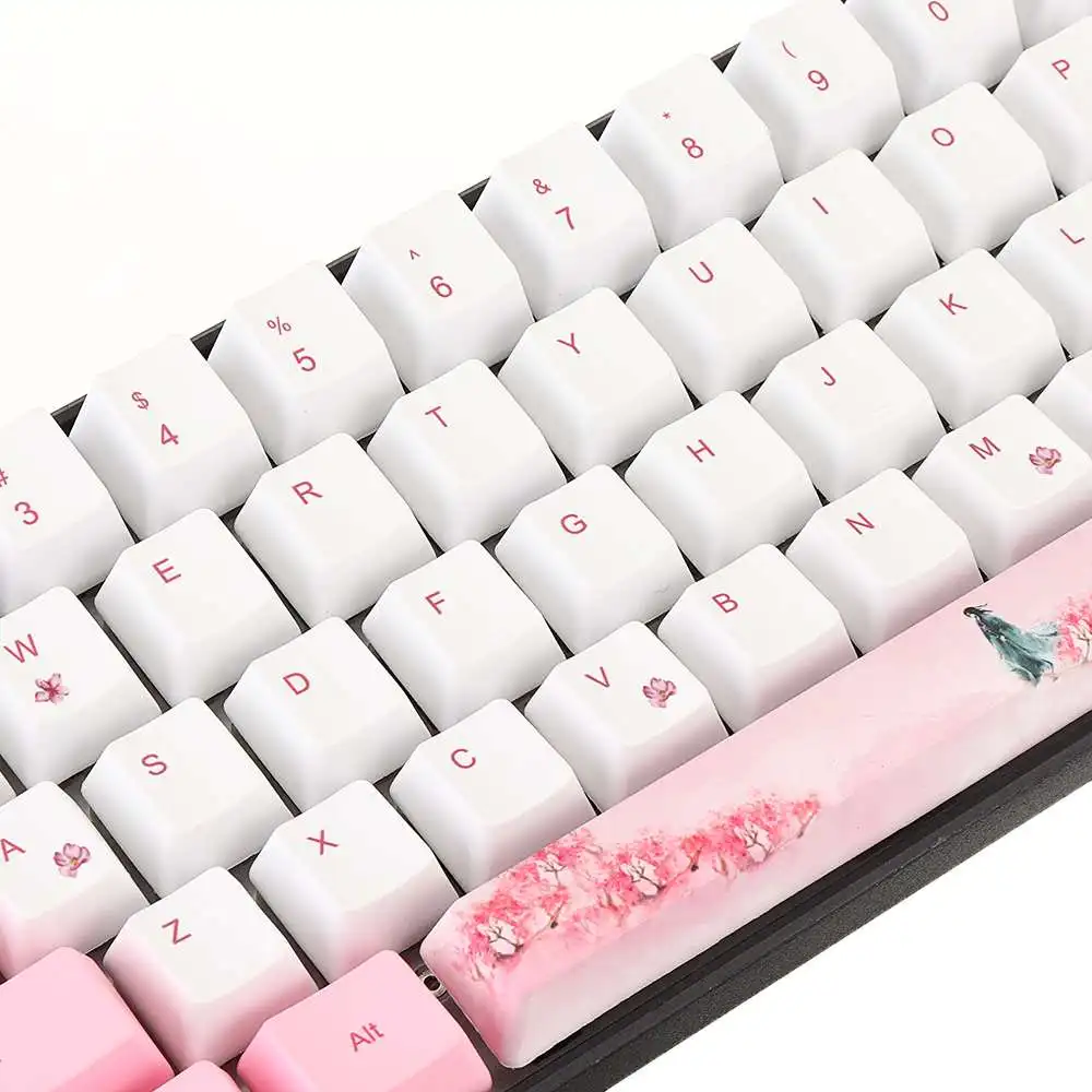 PBT сублимационный колпачок для 60% Anne pro 2 Royal Kludge RK61 Geek GK61 GK64 Механическая игровая