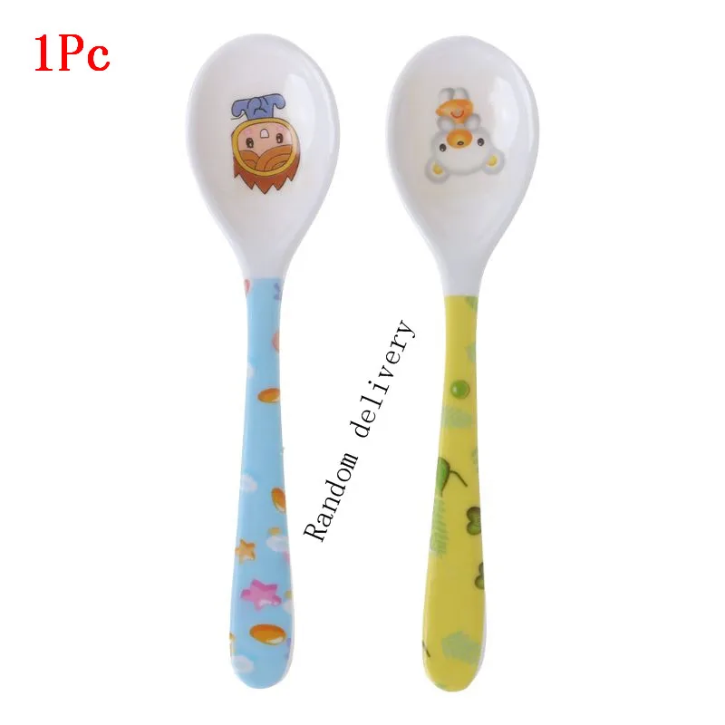 New Baby Spoon Tableware Cutlery Learning-Supplies Feeding-Training Kids Children Dishes 16R6gjWW