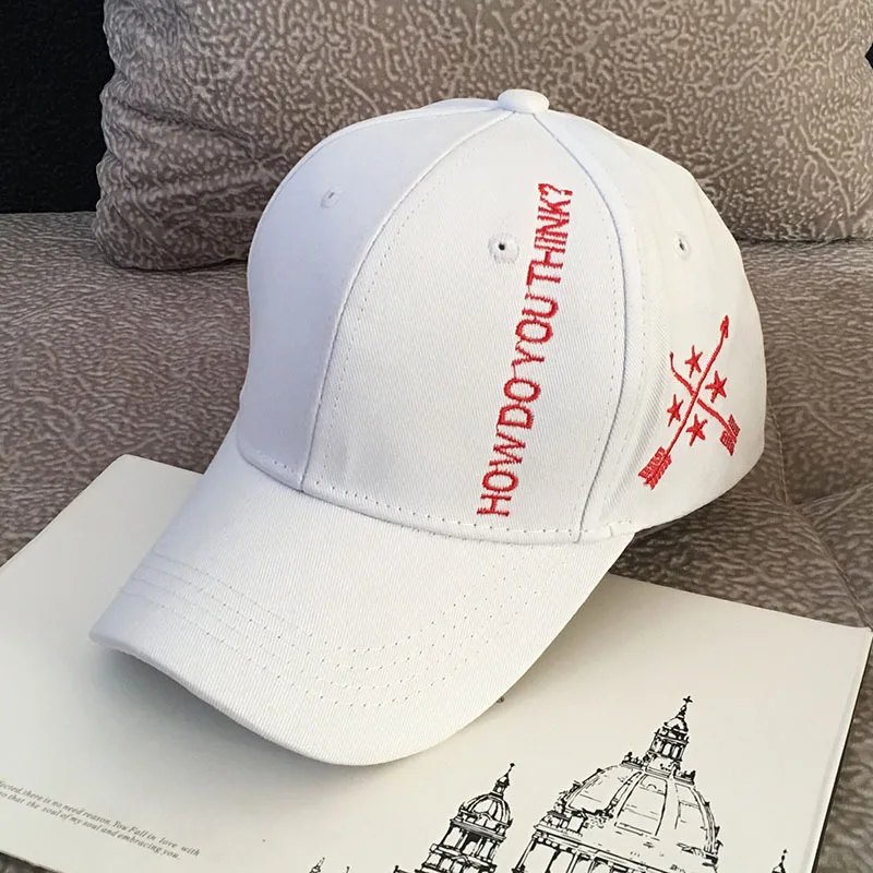 Лидер продаж, Новое поступление, с нашивкой в виде надписи "Регулируемый Шапки как вы думаете, что колпачок для мужчины уличный шапака Спортивная Повседневное шляпа для женщин шляпа - Цвет: JGDZSW