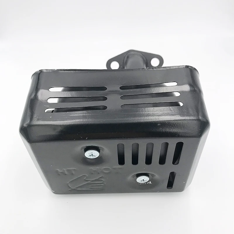 Глушитель HUNDURE в сборе подходит для HONDA GX120 GX160 GX200 168F 4 л.с. 5,5 л.с. 6,5 л.с. двигатель триммер с двигателем генератор# Oregon 35-038