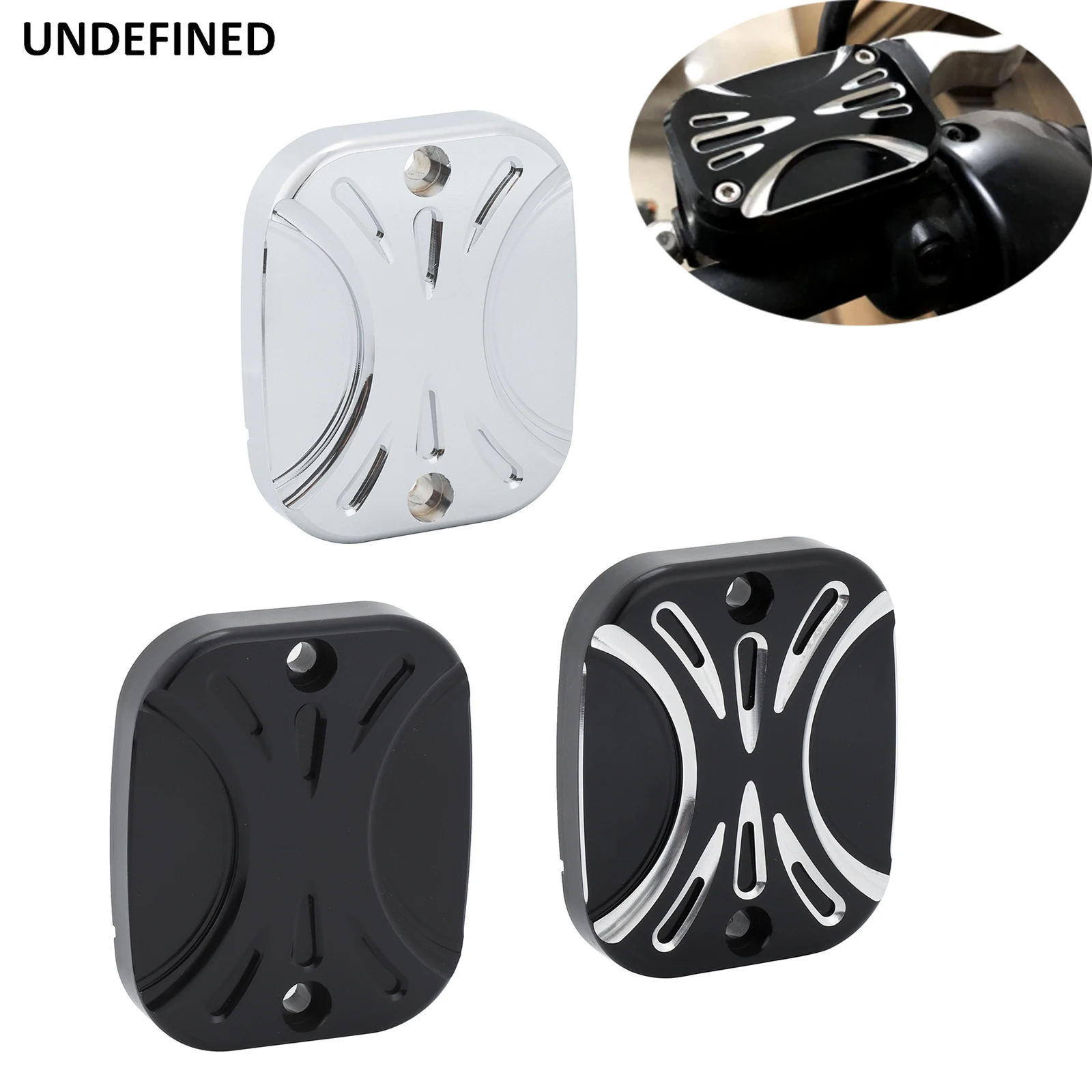 Coperchio Serbatoio Cilindro Freno Anteriore Cnc Moto Per Harley Softail 2006-2014 Cross Bone Fat Boy Dyna Low Rider Flhr