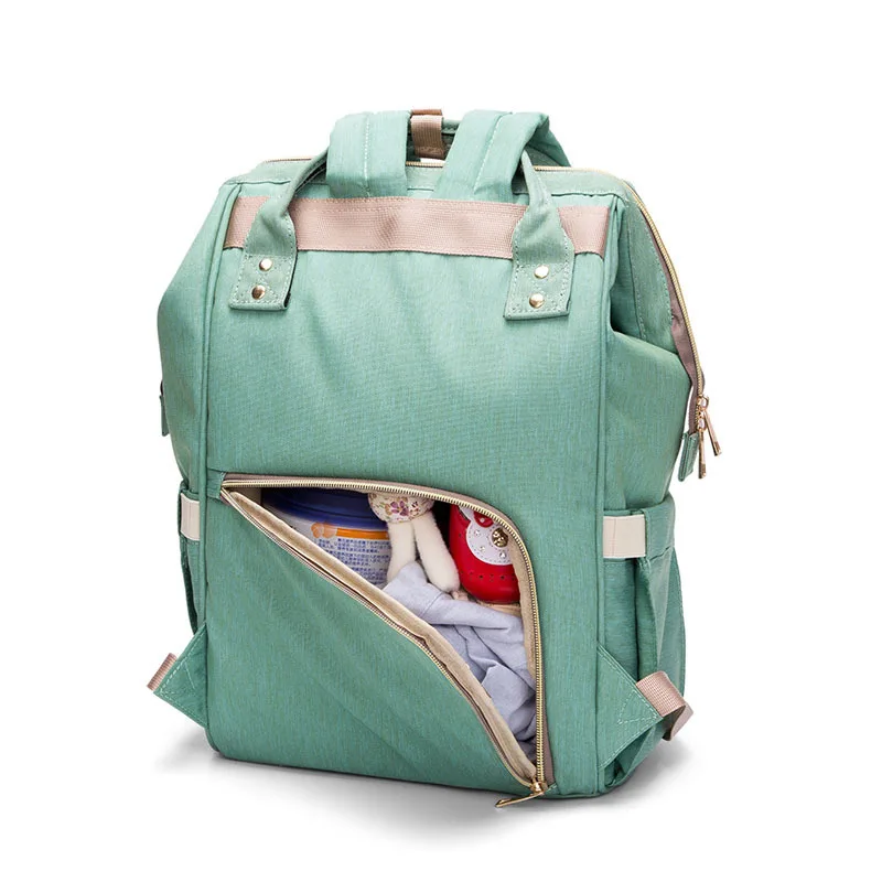 Mommy Package More Function Capacity Both Shoulders Backpack Mom Out Handbag Baby Package