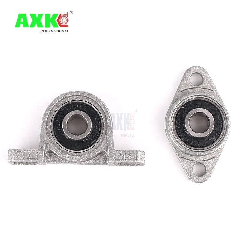 1pcs Zinc Alloy Diameter 8mm To 30mm Bore Ball Bearing Pillow Block Mounted Support Kfl08 Kfl000 Kfl001 Kp08 Kp000 Kp001 Kp002