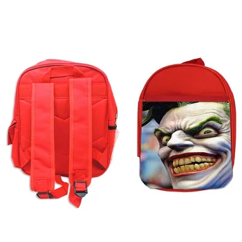 

RED backpack JOKER EVIL CLOWN backpack rucksak