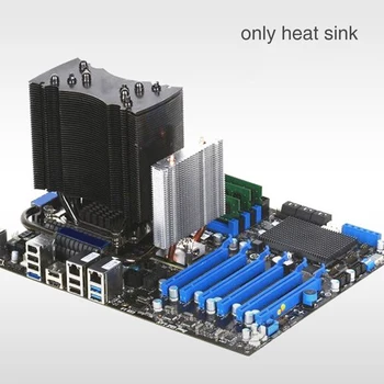 

HB 802 Double Pipes Circuit Durable Computer Professional Silent Desktop Motherboard Cooling Heatsink Aluminium For North Bridge
