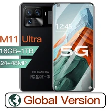 

New Global M11 Ultra Smartphone 16GB+512GB 10 Core 48MP Camera Celular 5G Version Android Cell phone 6800mAh Mobile Phones
