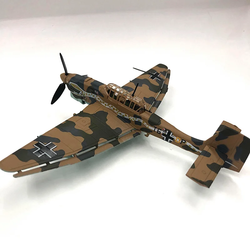 1/72 жесткий специальный литой металл Германия Вторая мировая война Dive Bomber Stuka JU87 имитационная модель мебель дисплей коллекционер