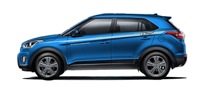 Стайлинга автомобилей спортивный автомобиль наклейки для hyundai IX25 Creta Mark Levinson обе стороны тела спортивные наклейки на авто наклейки