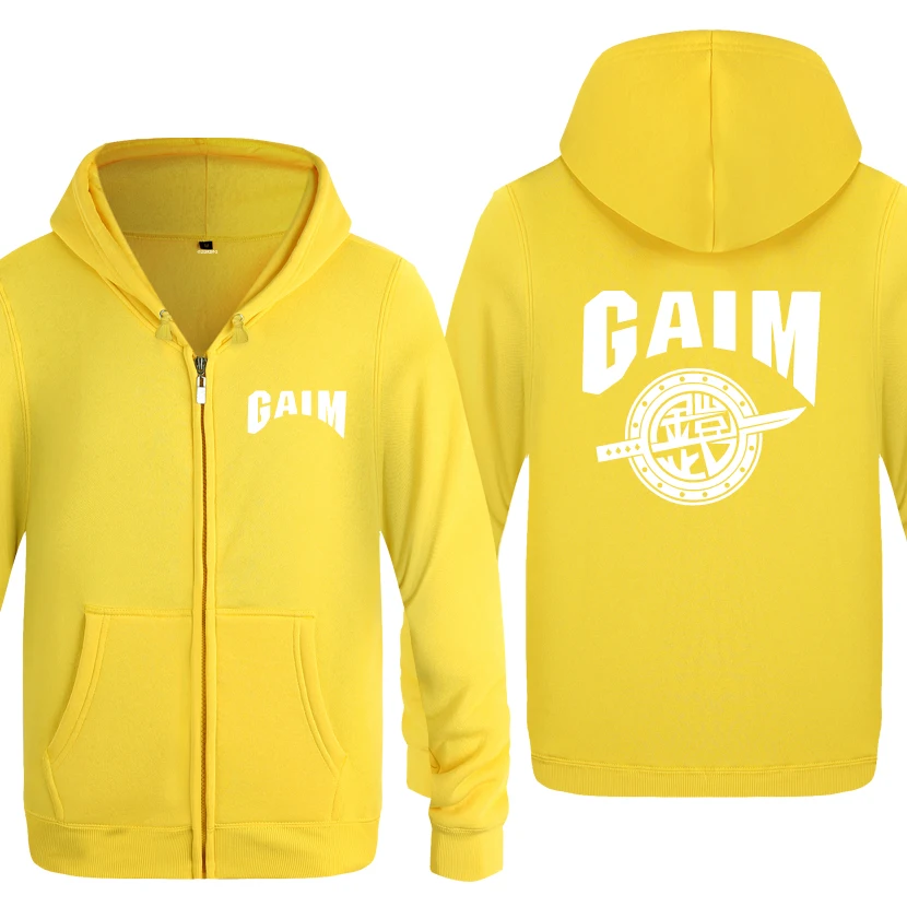 Ka men Rider Gaim толстовки мужские мужские флисовые кардиганы на молнии толстовки с капюшоном