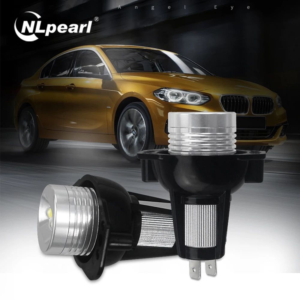 NLpearl 1 пара 10 Вт белый светодиодный светильник с ангельским глазом кольцевой