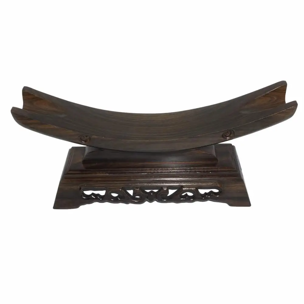 Sword Stand Solid Wood Sword Display Katana Stand Holder Crescent Shape for General Swords 3