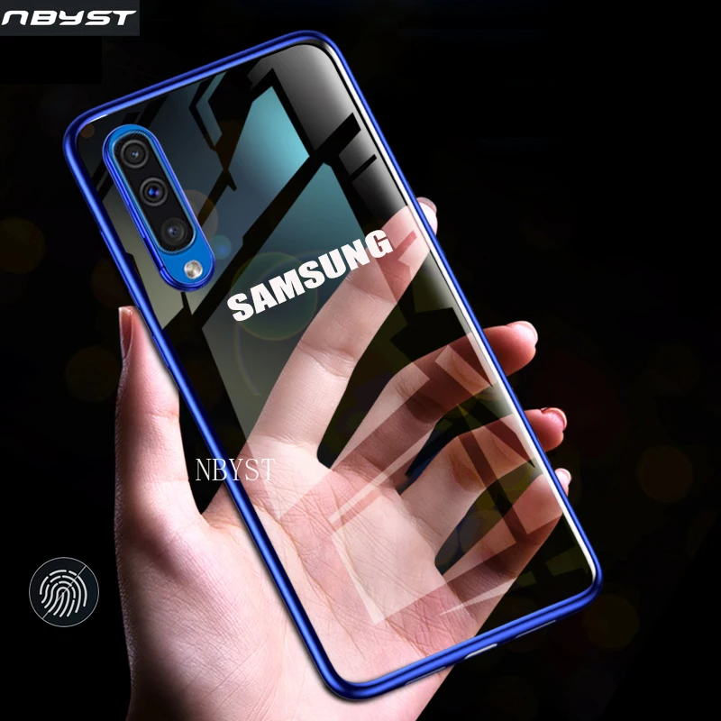 

Cases For Samsung Galaxy A30 A50 A10 A20 A60 A70 A80 A90 M10 M20 M30 A40 A20E Plating TPU Soft Silicone Transparent Phone Cover