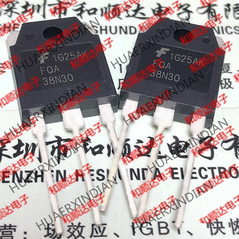 5 шт., новые оригинальные кнопки FQA38N30 TO-3P 300V 38.4A на