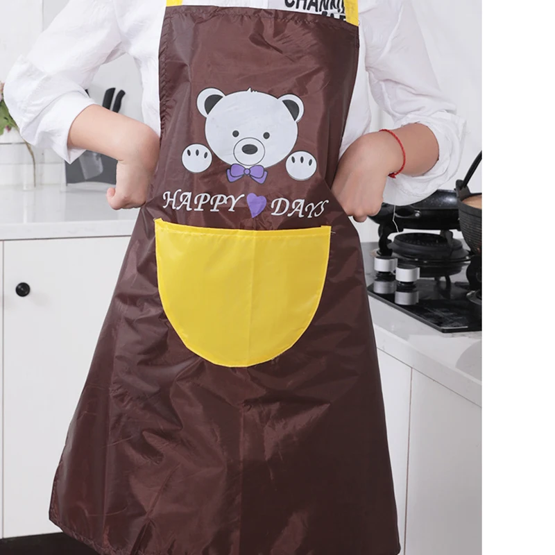 Linen Aprons for Woman Cooking Adult Bibs Oil-Proof Anti-Stain Aprons Stripe Woman Men Kitchen Accessory