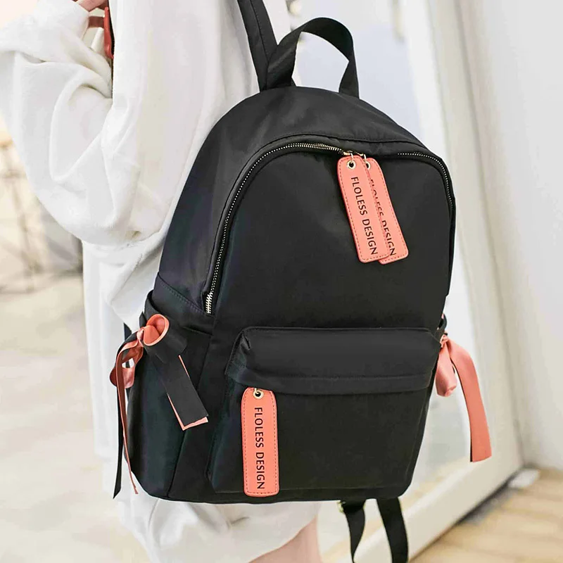 

New Style Backpack Women's Korean-style Fashion Versatile Fashion Schoolbag WOMEN'S Bag Oxford Cloth Backpack