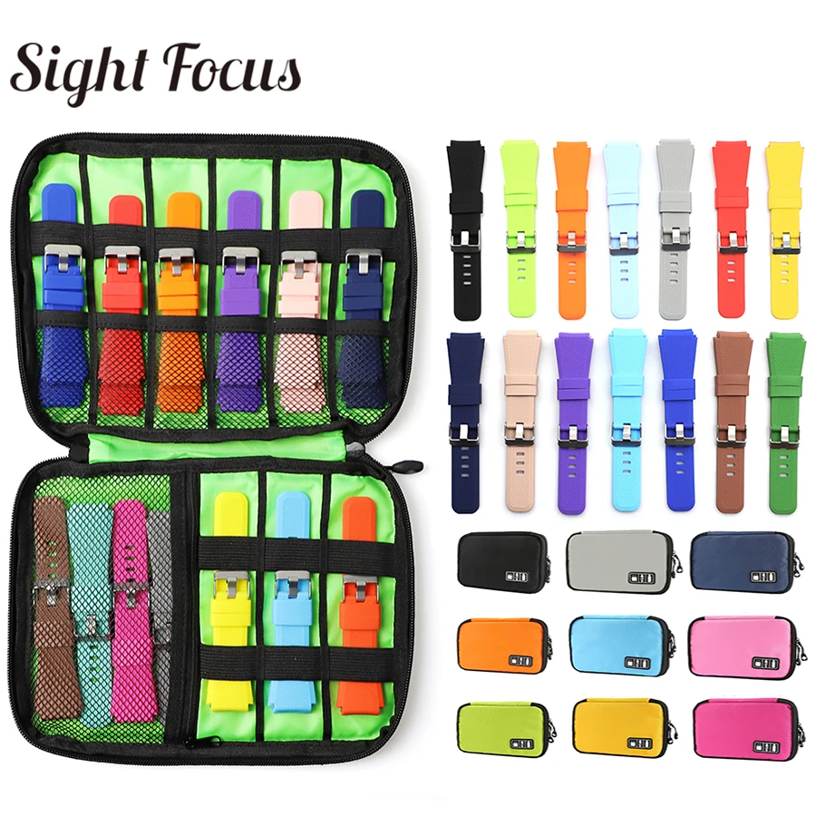 Portable Watch Strap Storage Watch Bands Box Watchband Case watch storage box watchband storage bag watch storage bag watch storage pouch for Apple Band Organizer Box Bag Digital Travel Pounch