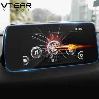 

Vtear For Mazda CX5 CX-5 2020-2017 Accessories GPS Navigation Tempered Glass Protection Film LCD Screen Sticker Film Car Styling