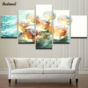 

Cartoon Dragon Ball 5 Pieces diy diamond painting cross-stitch 5D Full Diamond embroidery mosaic Home Decor puzzle MM104