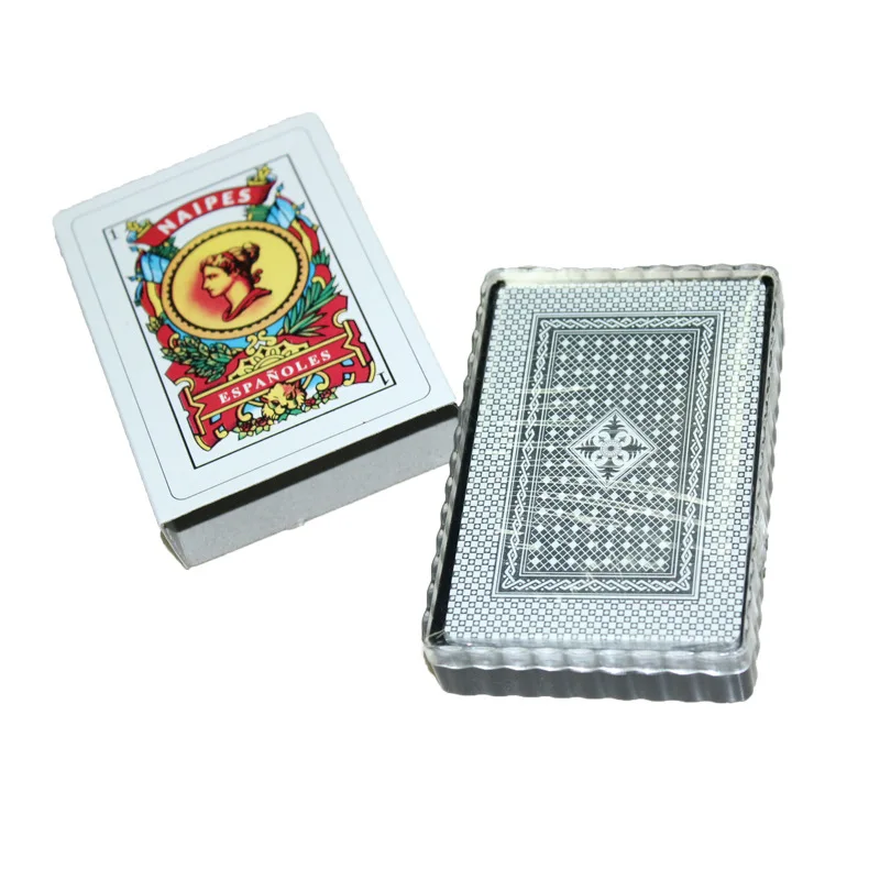 Playing Cards Plastic Playing Cards Poker Set 1 Set/50pcs Spanish Waterproof Durable