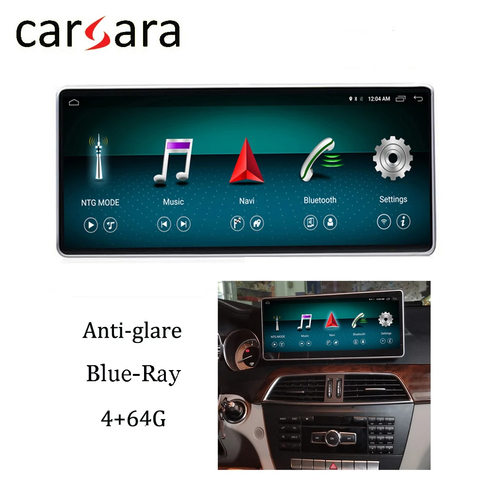 W204 Экран модернизации Поддержка CarPlay для Mercedes Ben z 2011 2012 2013 2014 | Автомобили и