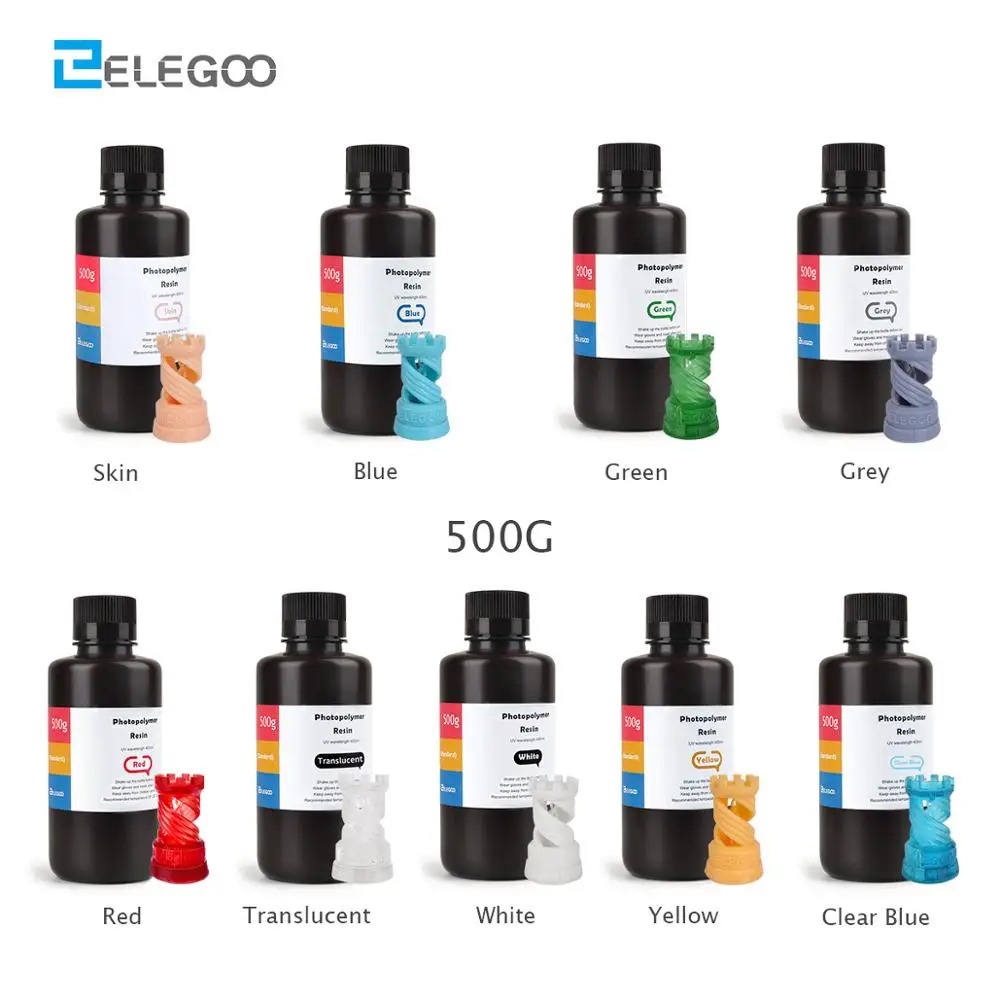 ELEGOO ABS-Like 3D Printer Resin LCD UV-Curing Resin 405nm ABS-Like Standard Photopolymer