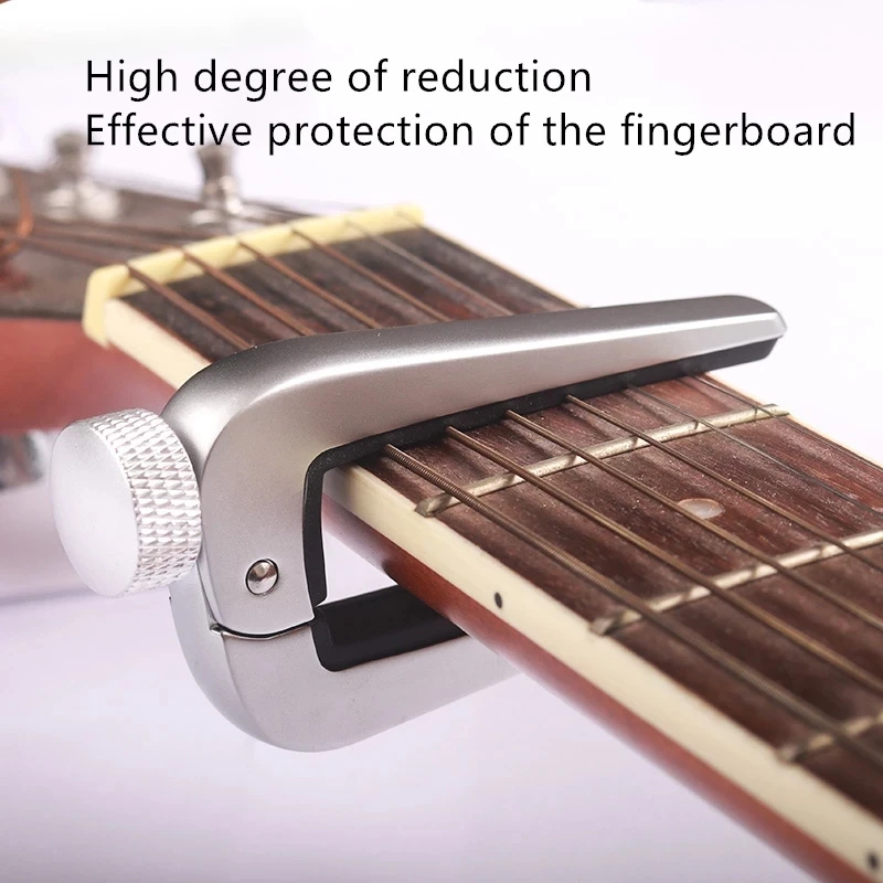 

Universal Electric Folk Guitar Adjust Capo Ukulele Fingerboard Tone Quick Change Clamp