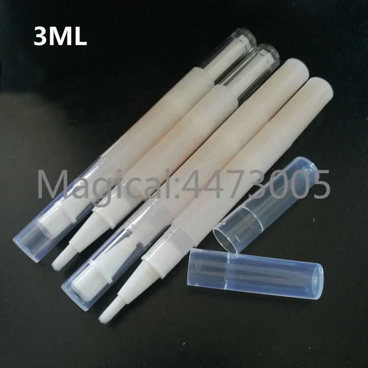 Пустая полипропиленовая Вращающаяся ручка для макияжа 30 шт./лот 3 мл блеск губ