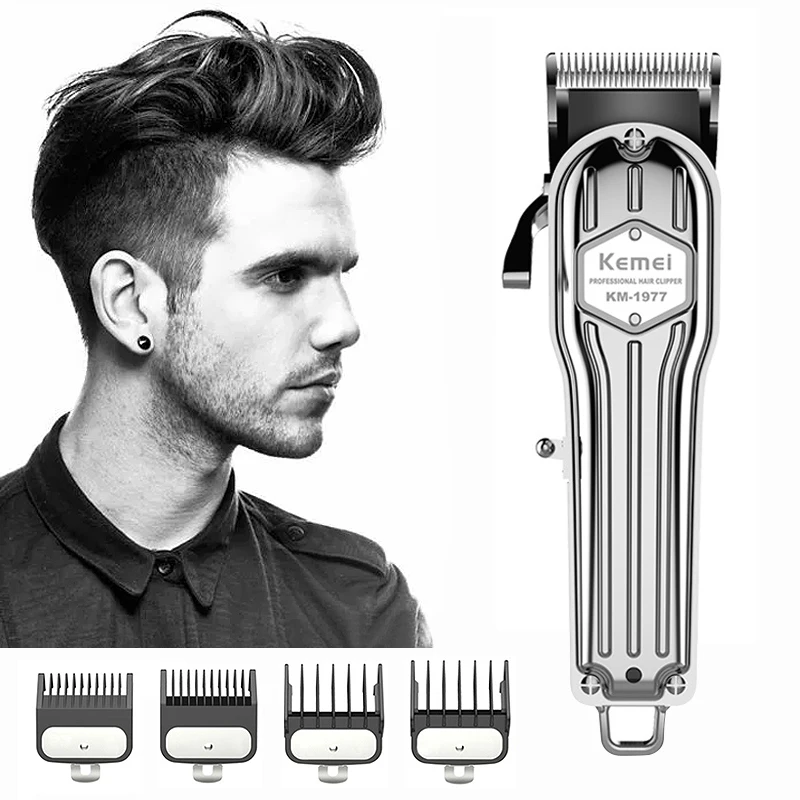 Kemei профессиональная машинка для стрижки волос мужчин Электрический триммер