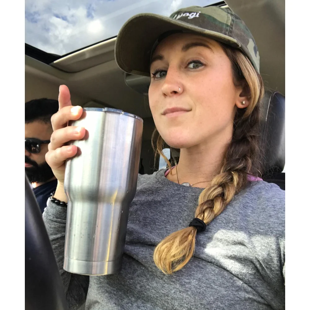 Travel Mug 20 30 OZ Tumbler Stainless Steel Double Wall Vacuum Insulated Mugs 30oz Coffee Cup Outdoor Beer Water Tea Coffee Mugs