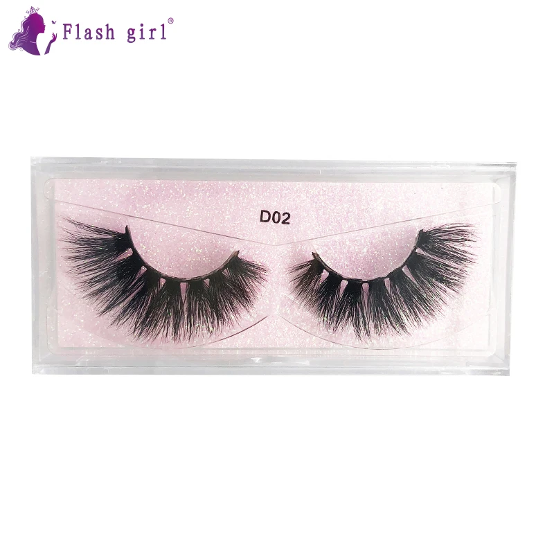 

The newest 10 style D02 top Quality 100% handmade Lashes and real Mink thick and long Fake Eyelashes