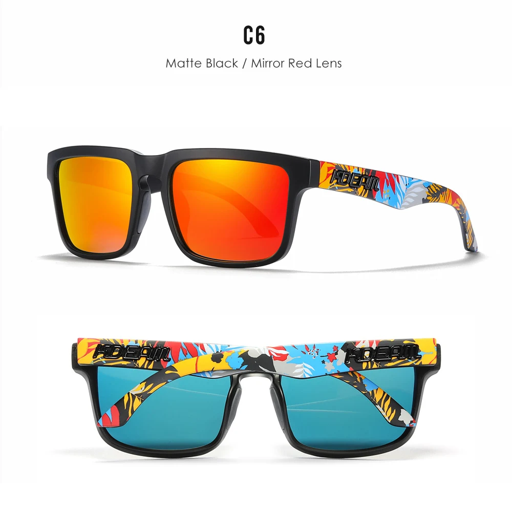 KDEAM 3D Logo Polarized Sunglasses with Real Coating Lens