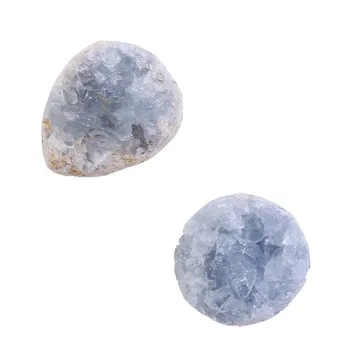 

Natural Blue Crystal Cluster DIY Jewelry Raw Materials Crystal Ore For Necklace Bracelet Decoration Crafts