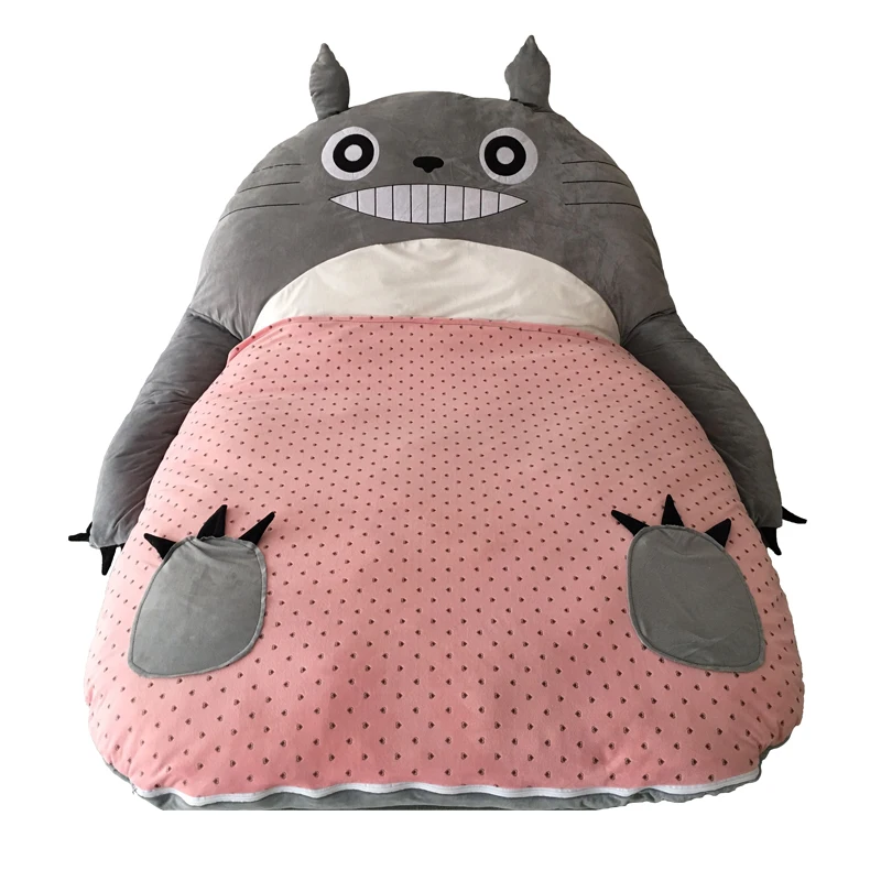  Last one cheap 0.8*1.2m My Neighbor Totoro Tatami Sleeping Bed Beanbag Sofa for baby Warm Cartoon T