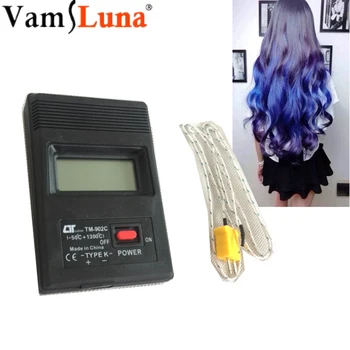 

Perm Ceramic Perm Machine Digital Thermometer Hot Ironing Hair Temperature Tester Thermometer