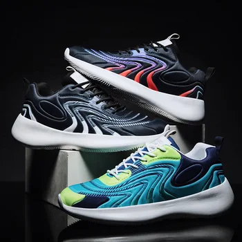 

2020 Spring Versatile Breathable Running Shoes Korean-style Fashion Casual Shoes Athletic Shoes Fashion Man Shoes 0329