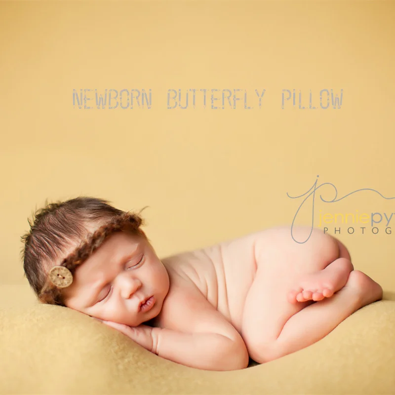 Новорожденная позирующая Подушка реквизит для фотосъемки, бабочка Полиуретановая подушка для детской фотосъемки реквизит