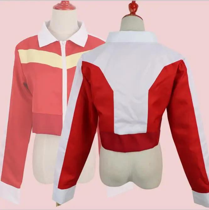 Аниме Voltron: Легендарный Защитник КИТ косплей костюм Красная куртка для женщин Mendress Хэллоуин Косплей Костюм Топ пальто наряд