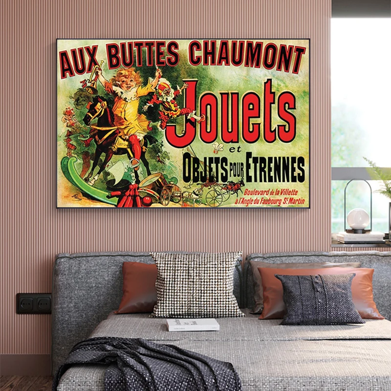 Aux Buttes Chaumont игрушечные плакаты друзья ТВ холст картина плакат и печать Настенная
