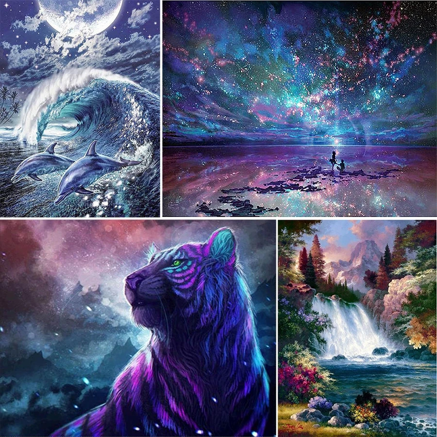 

Набор для алмазной вышивки «Звездная ночь»