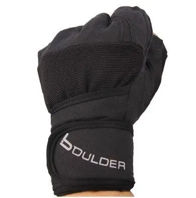 

BOULDER Fitness Gloves Half Finger Sport Gloves Lengthen Bracer Wear-Resistant Anti-slip Training Gloves Apparatus Gloves