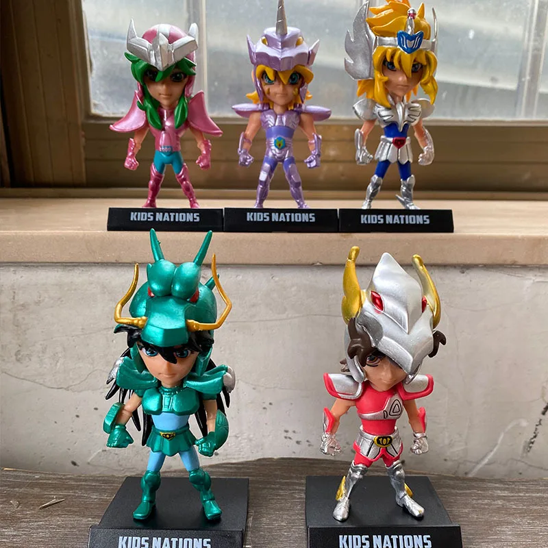 Lot De 12 Mini Figurines Saint Seiya (Les Chevaliers Du Zodiaque) - Neuf