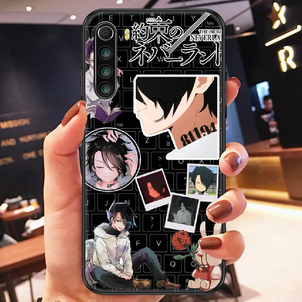 best phone cases for xiaomi The Promised Neverland Anime Phone case For Xiaomi Redmi Note 7 7A 8 8T 9 9A 9S K30 Pro Ultra black silicone coque tpu prime phone cases for xiaomi Cases For Xiaomi